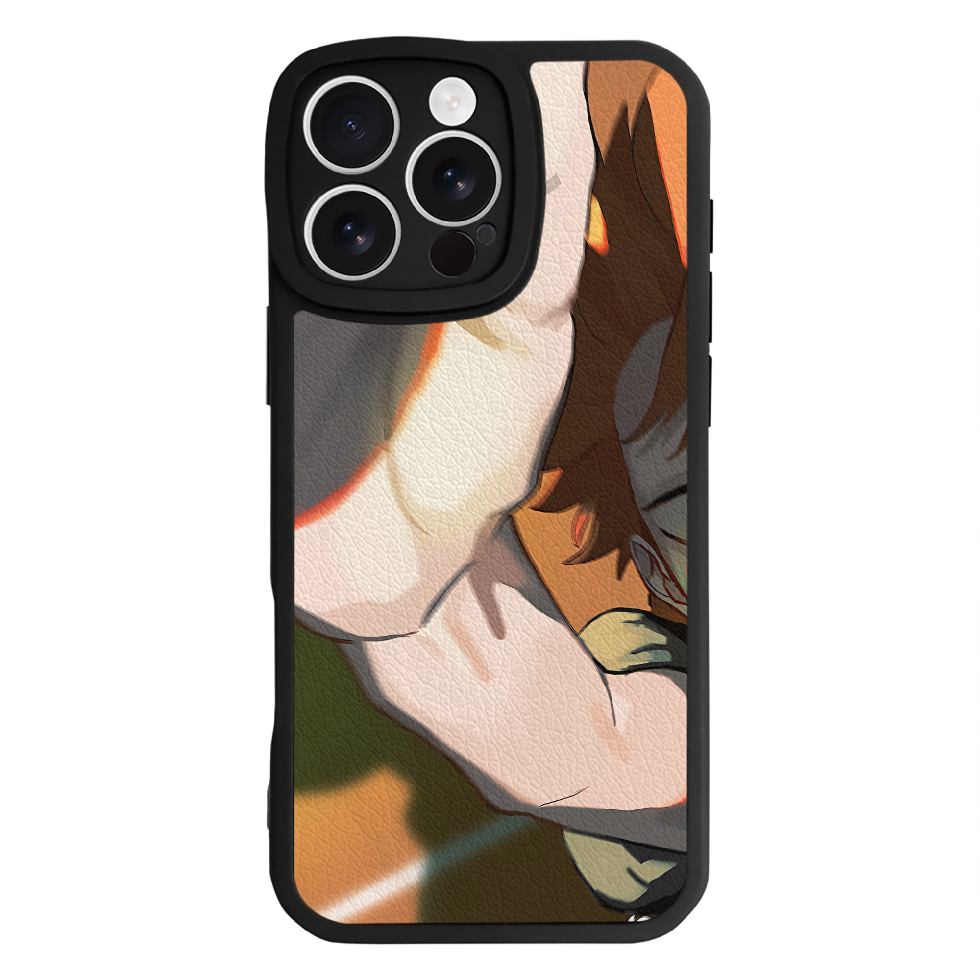 （画像用） ハイキュー!! Haikyu!! 【iPhone 16シリーズ対応】シリコンスマホケース（レザー調） 材質：シリコン